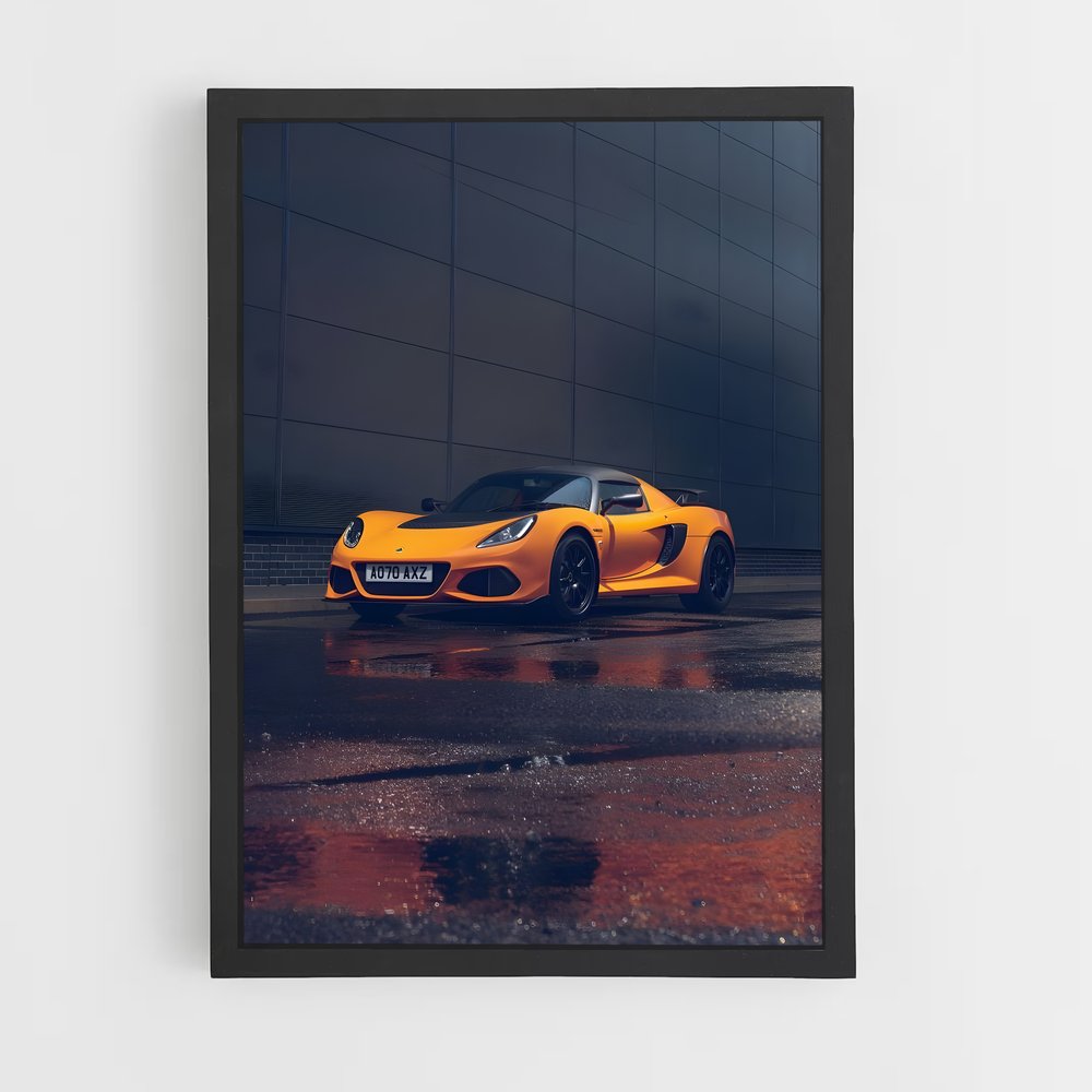 Poster Hypercar Éblouissante – affiche Lotus (vue 2)